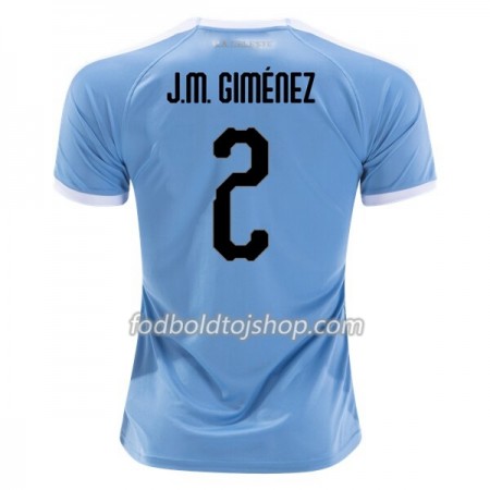 Uruguay Jose Gimenez 2 Hjemmebanetrøje Copa América 2019 S/S